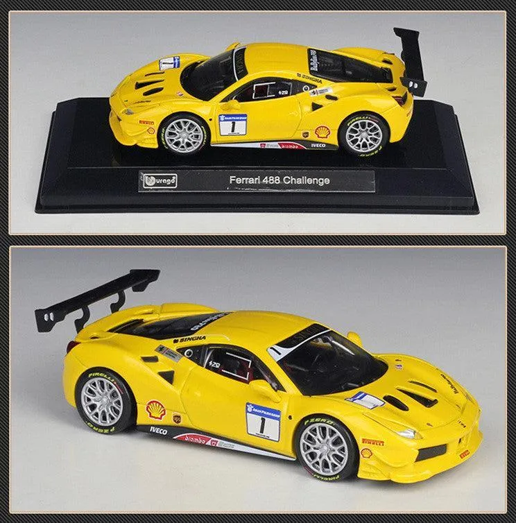 1:43 Ferrari 488 Challenge Alloy Model Car