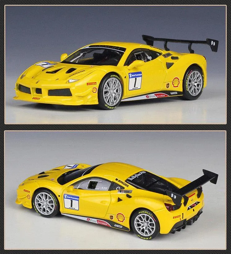 1:43 Ferrari 488 Challenge Alloy Model Car