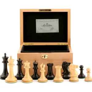 1854 Edition 4" Chess Set in Beech Box