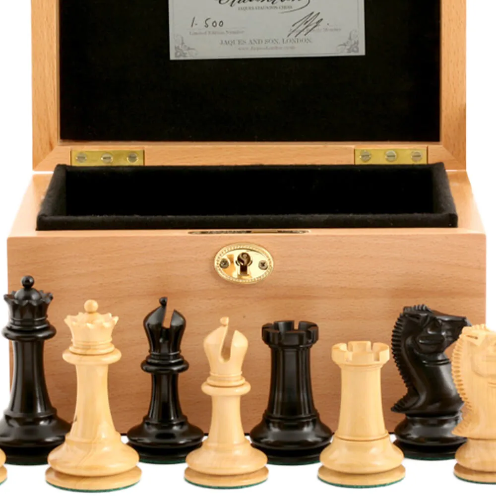 1854 Edition 4" Chess Set in Beech Box