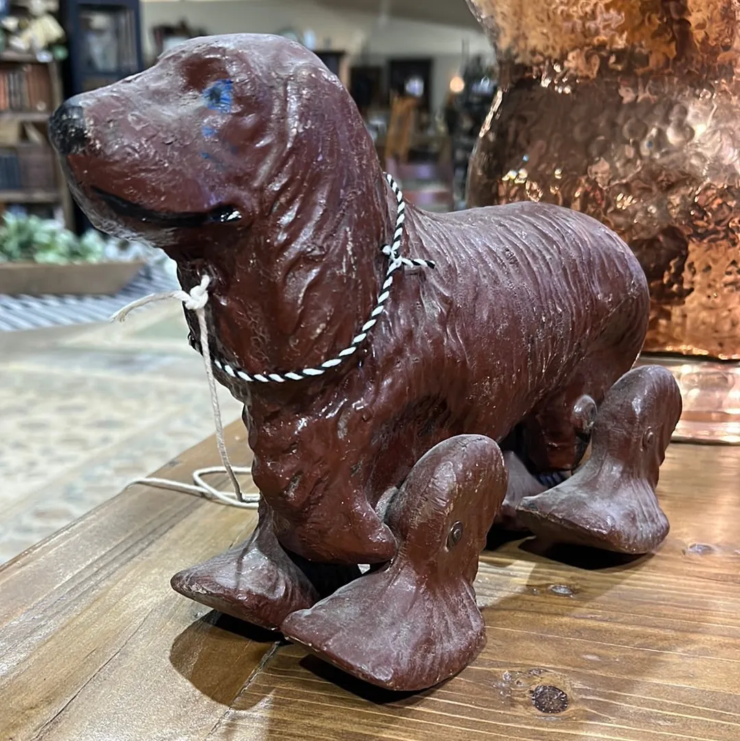 1930s Paper Mache Puppy Toy