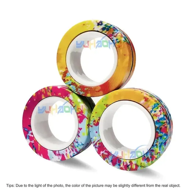 3Pcs Magnetic Rings Anti-Stress