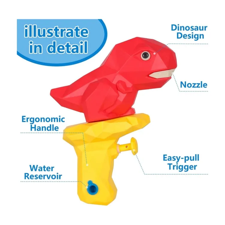 5 Pack Dinosaur Water Squirt Gun