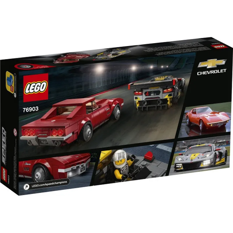 76903 LEGO® Speed Champions Chevrolet Corvette C8.R Race Car and 1968 Chevrolet Corvette