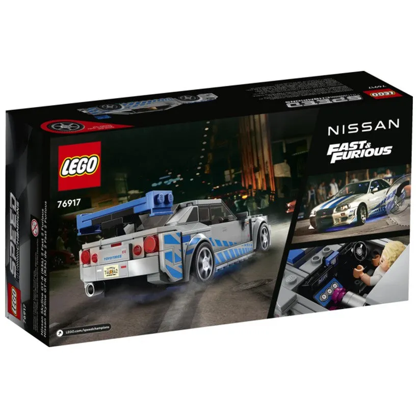 76917 LEGO® Speed Champions 2 Fast 2 Furious Nissan Skyline GT-R (R34)