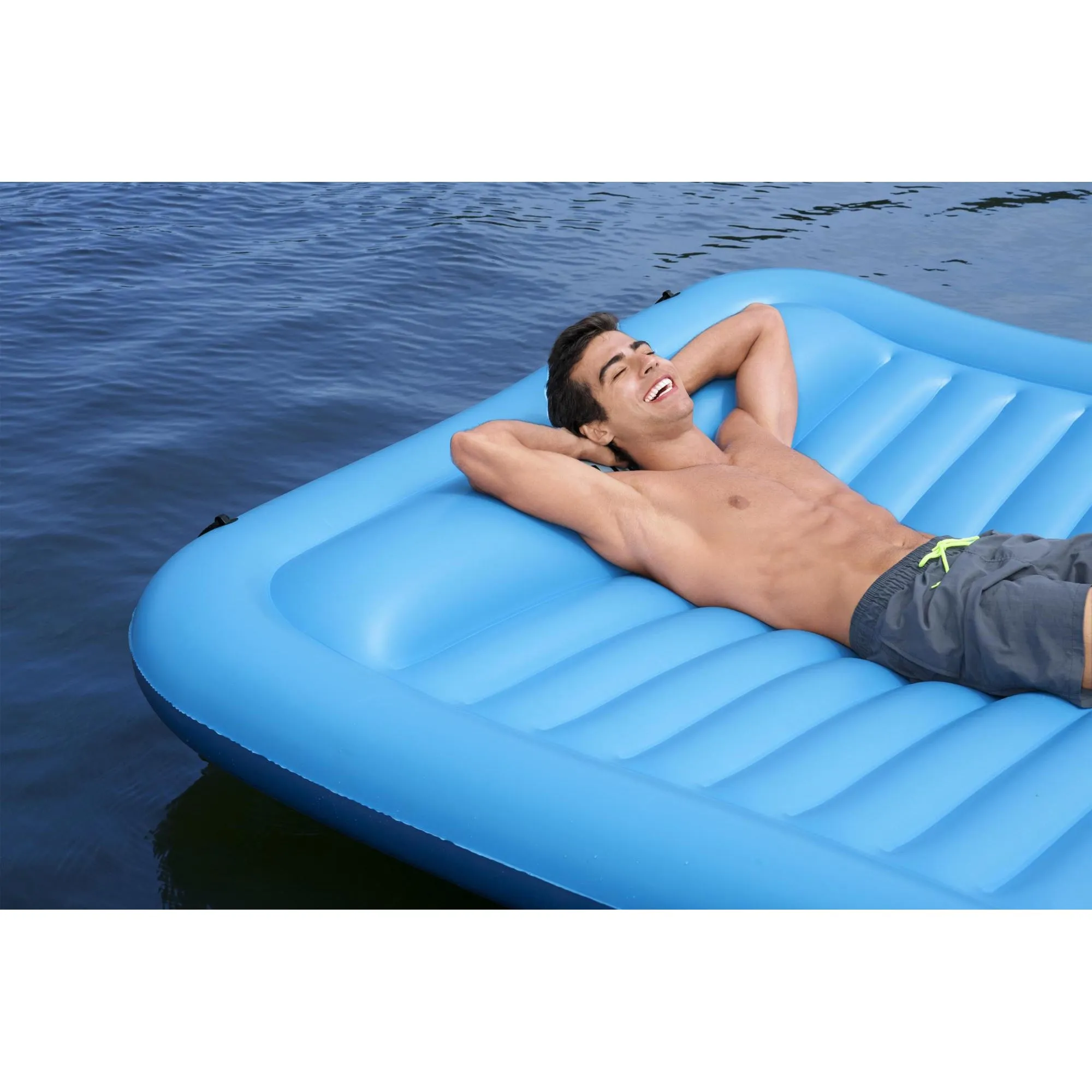 Bestway Hydro-Force Sun Soaker 4 Person Inflatable Platform Float (Open Box)