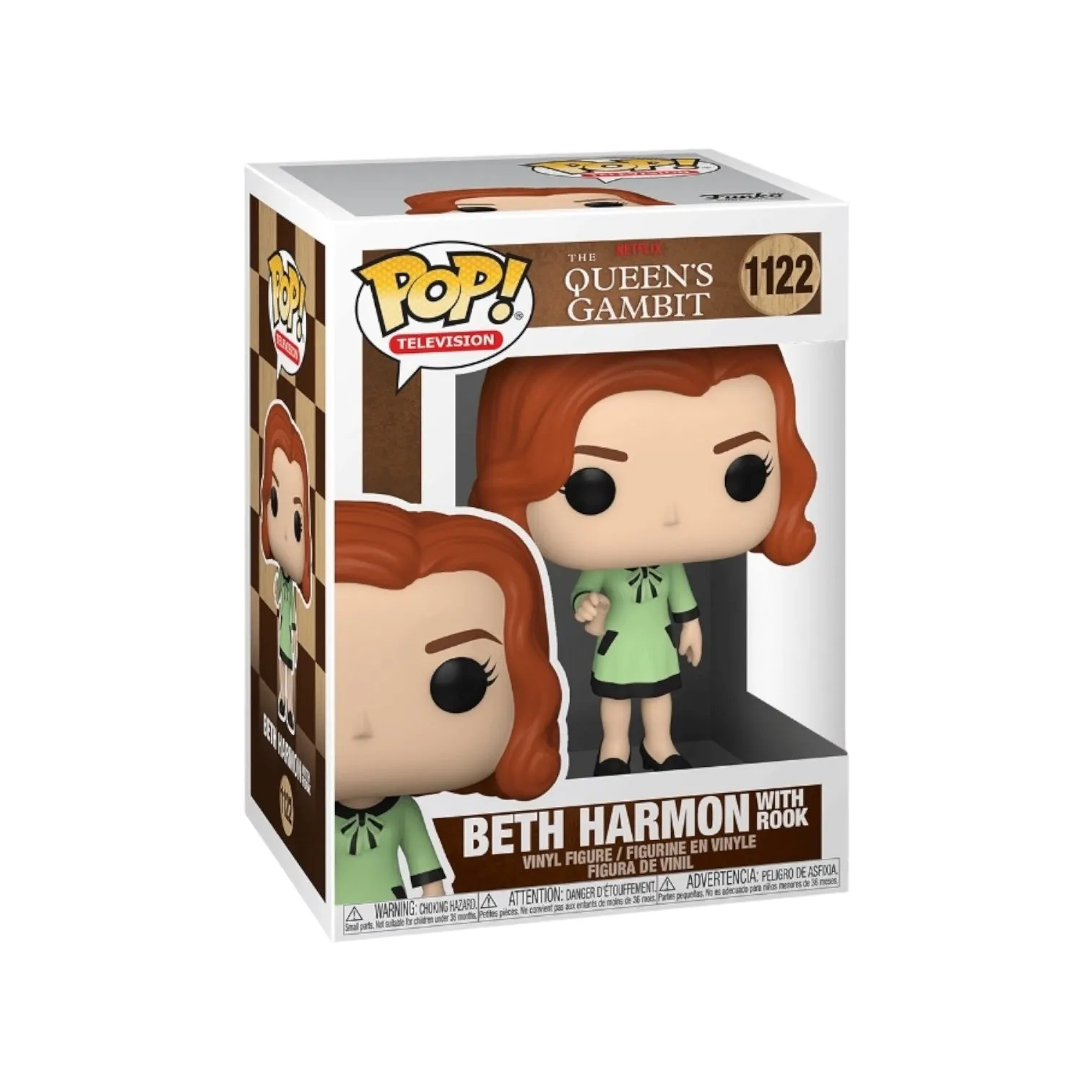 Beth Harmon With Rook #1122 Funko Pop! The Queen's Gambit