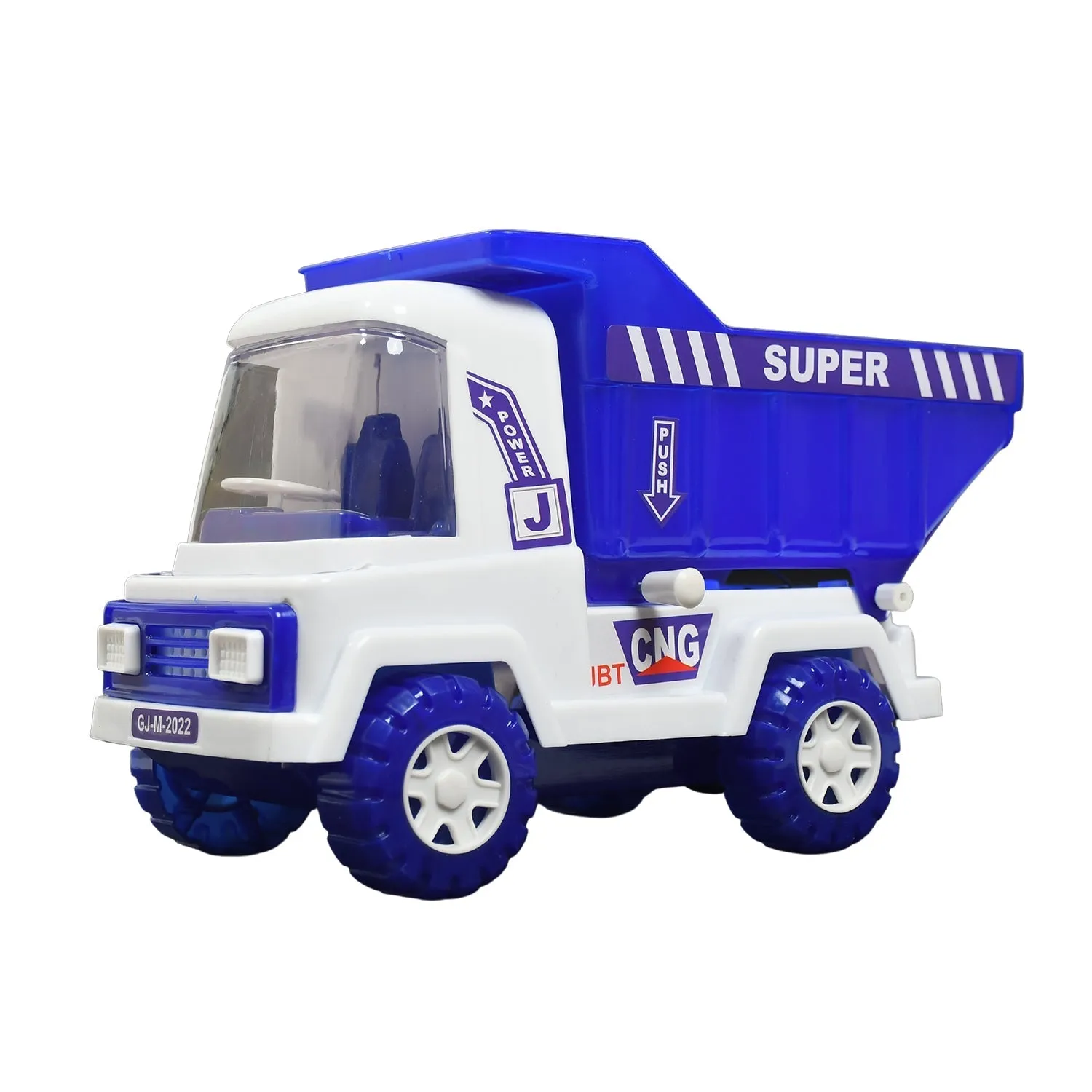 BIG SIZE FRICTION POWERED DUMPER TOY TRUCK FOR KIDS. | WITH OPENING CONTAINER FEATURE. | STRONG & DURABLE PLASTIC MATERIAL. | INDOOR & OUTDOOR PLAY. | MINIATURE SCALED MODELS TRUCK