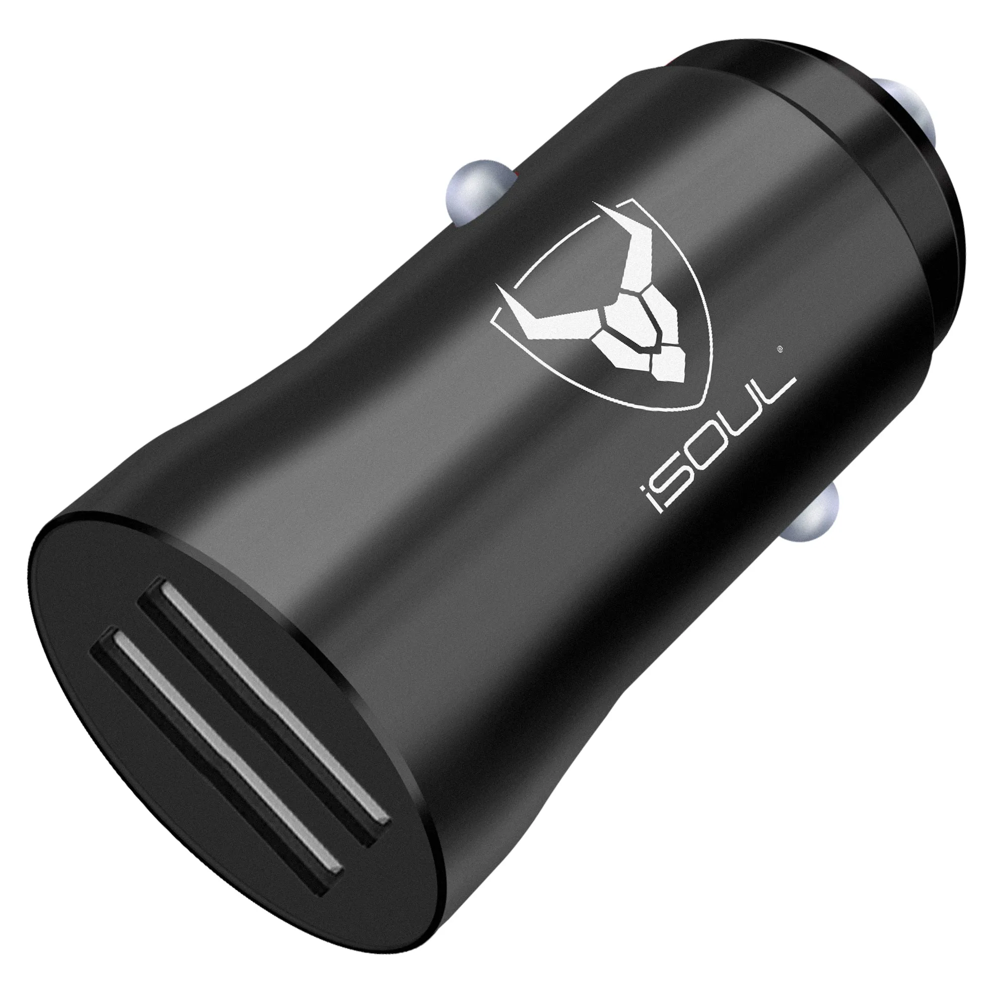 Black Car Charger, Dual USB 3.1A Car Phone Charger