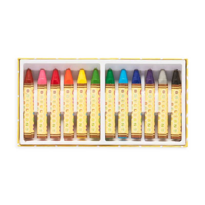 Brilliant Bee Crayons - Set of 12