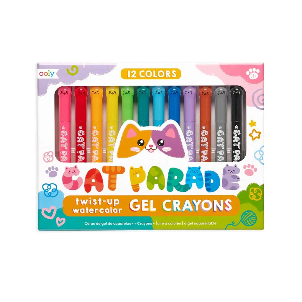 Cat Parade Watercolor Gel Crayons