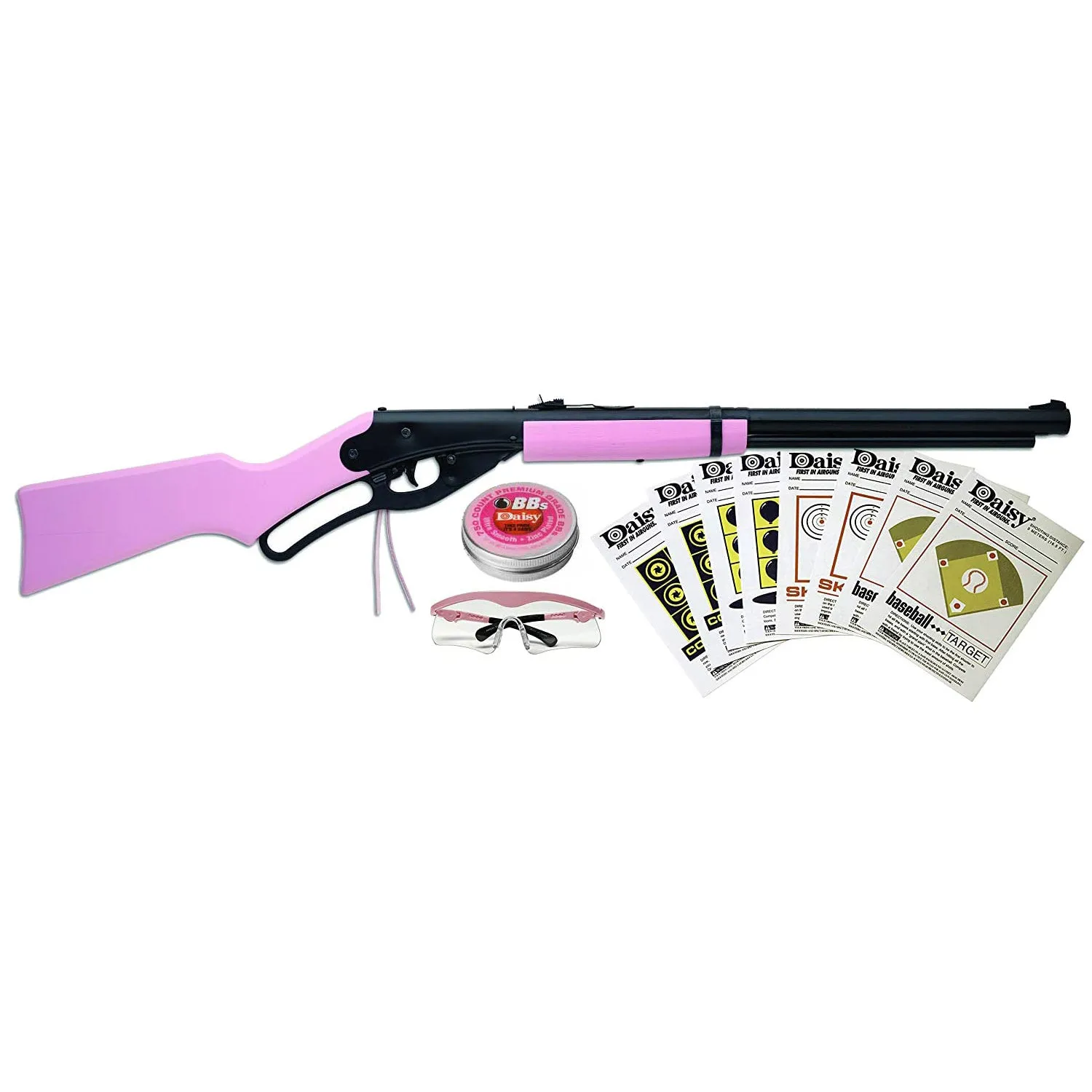 Daisy Carbine Lever Action Bb Gun Fun Kit - Pink