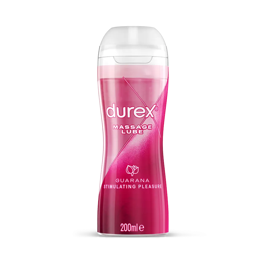 Durex 2 in 1 Stimulating Guarana Massage Water Based Lube