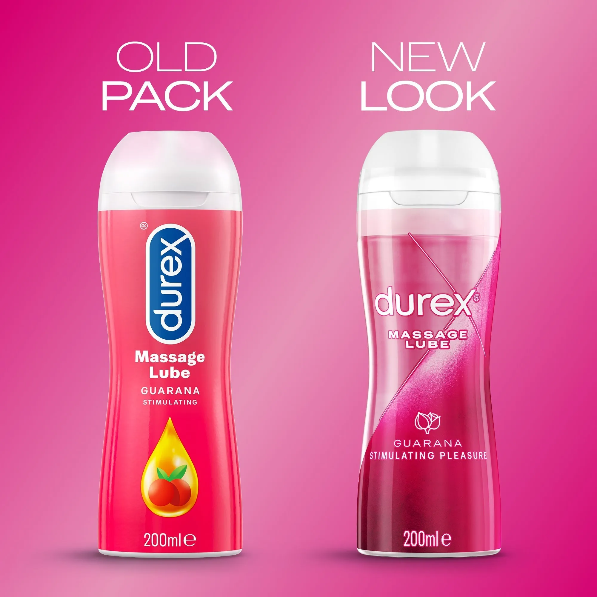 Durex 2 in 1 Stimulating Guarana Massage Water Based Lube