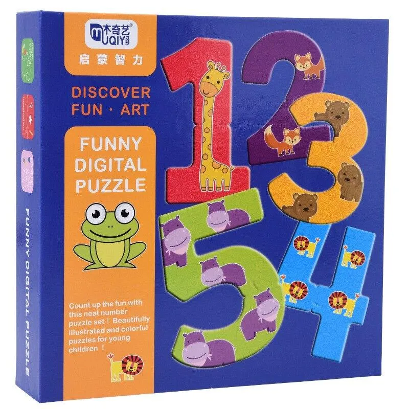 Early Learning Game  Kids Cognition Puzzles Toys Educational Toy Early Education Numbers and Letters Fun Learning for Children