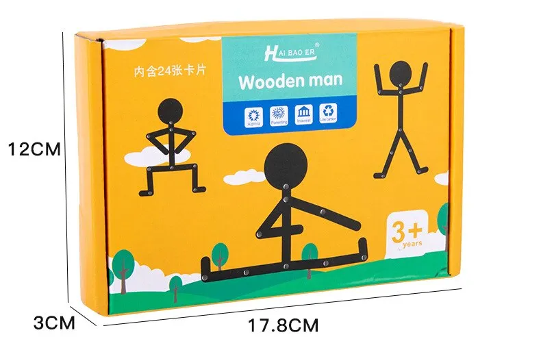 Educational Wooden Stick Toy