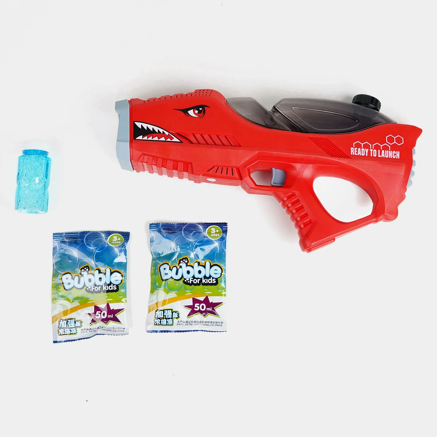 Electric Shark Water Bubble Launcher With Light