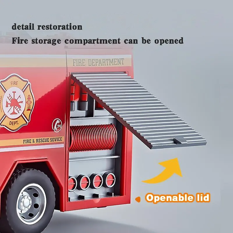 Fire Engine Truck Fire Truck Toy Metal Cab