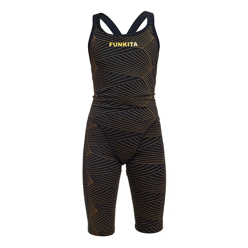 Funkita - Gold Weaver - Girls Eco Fast Legs One Piece