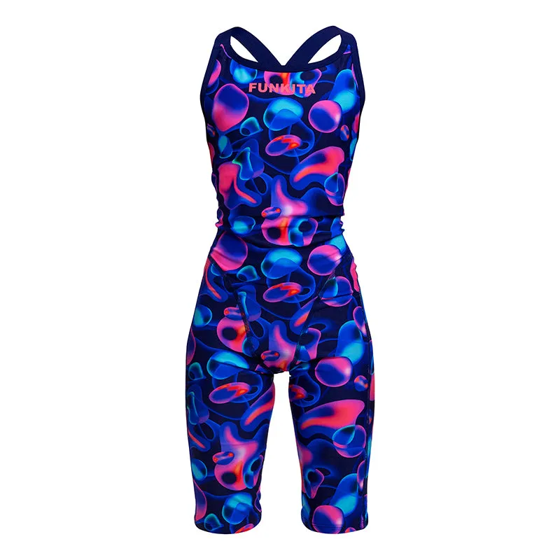 Funkita - Liquid Lights - Girls Fast Legs One Piece