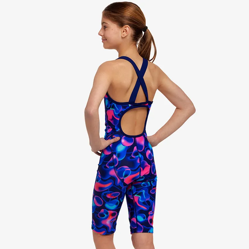 Funkita - Liquid Lights - Girls Fast Legs One Piece