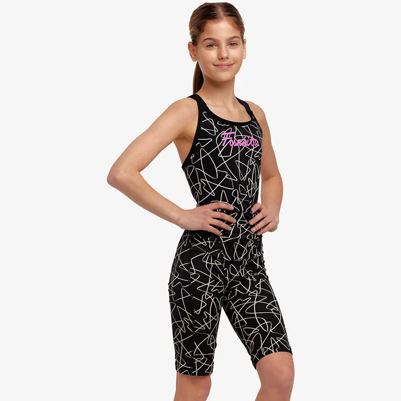 Funkita - Texta Mess - Girls Fast Legs One Piece