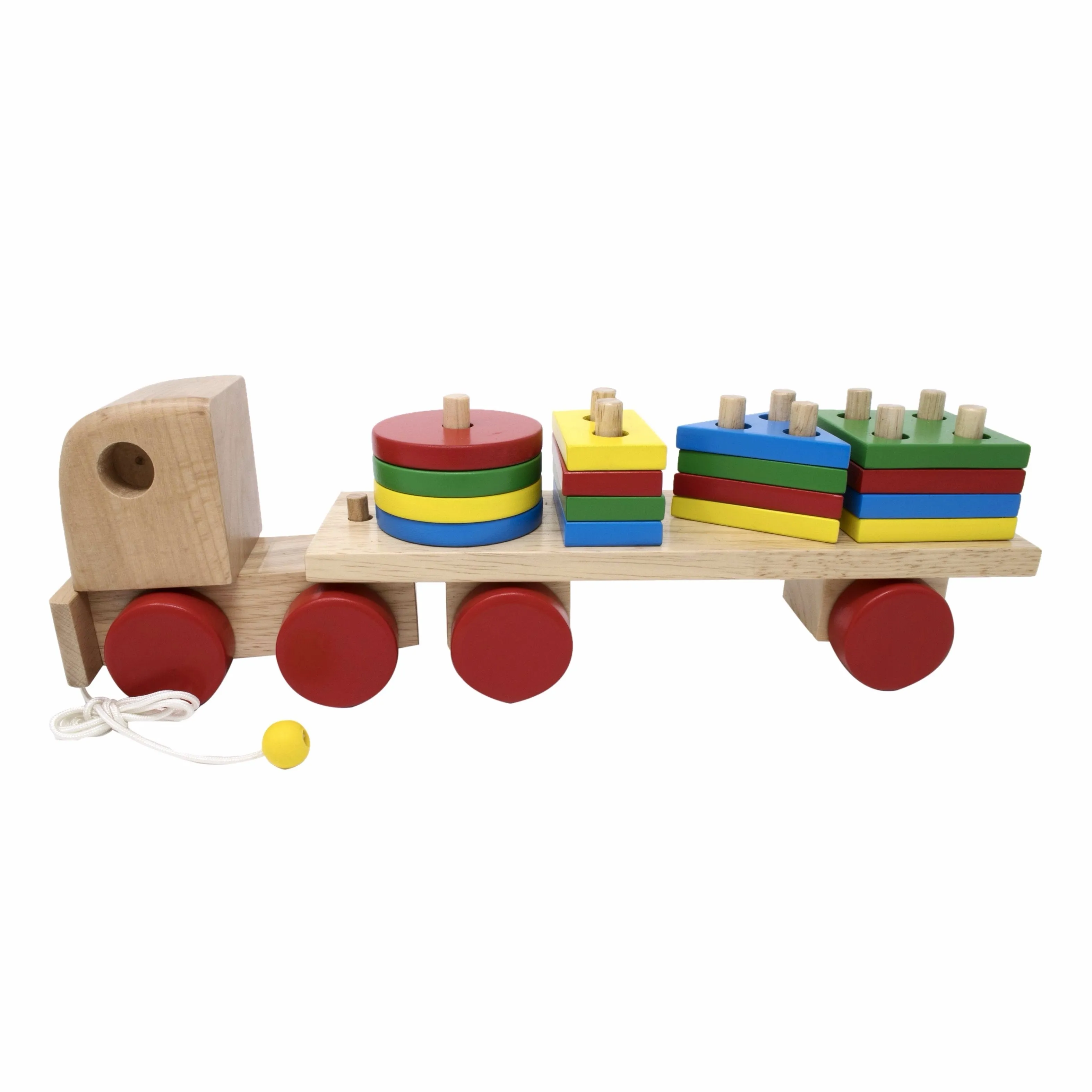 Geometric Shapes Stacking Truck (Multi peg/shape)