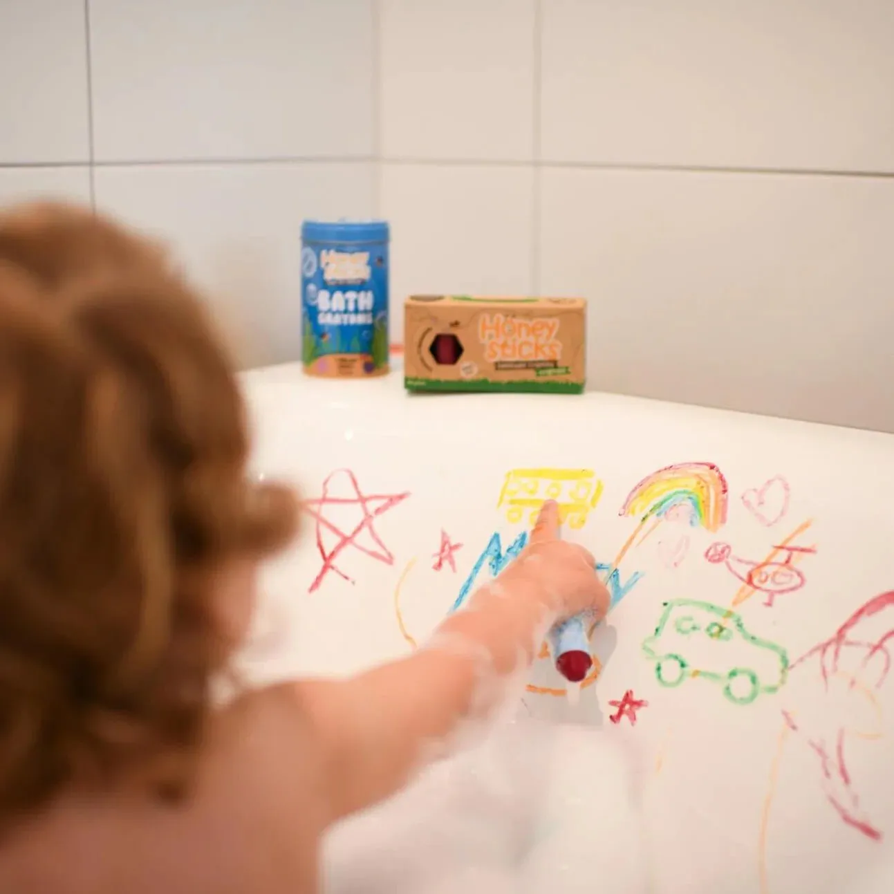 Honeysticks Bath Crayons | Kids Bathtime