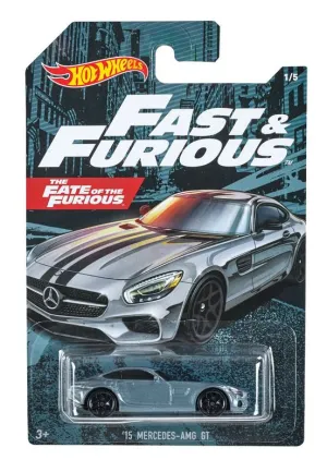 Hot Wheels Theme Automotive Vehicle Fast & Furious 1/5 '15 Mercedes-Amg GT