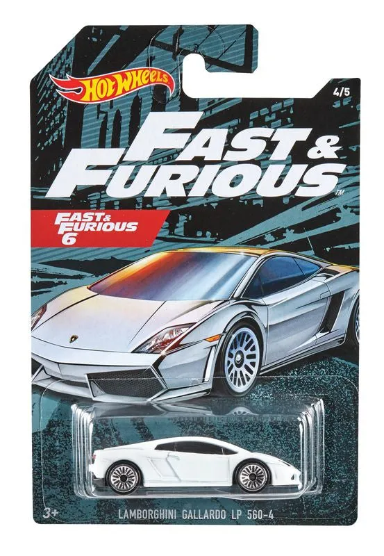 Hot Wheels Theme Automotive Vehicle Fast & Furious 4/5 Lamborghini Gallardo Lp 560-4