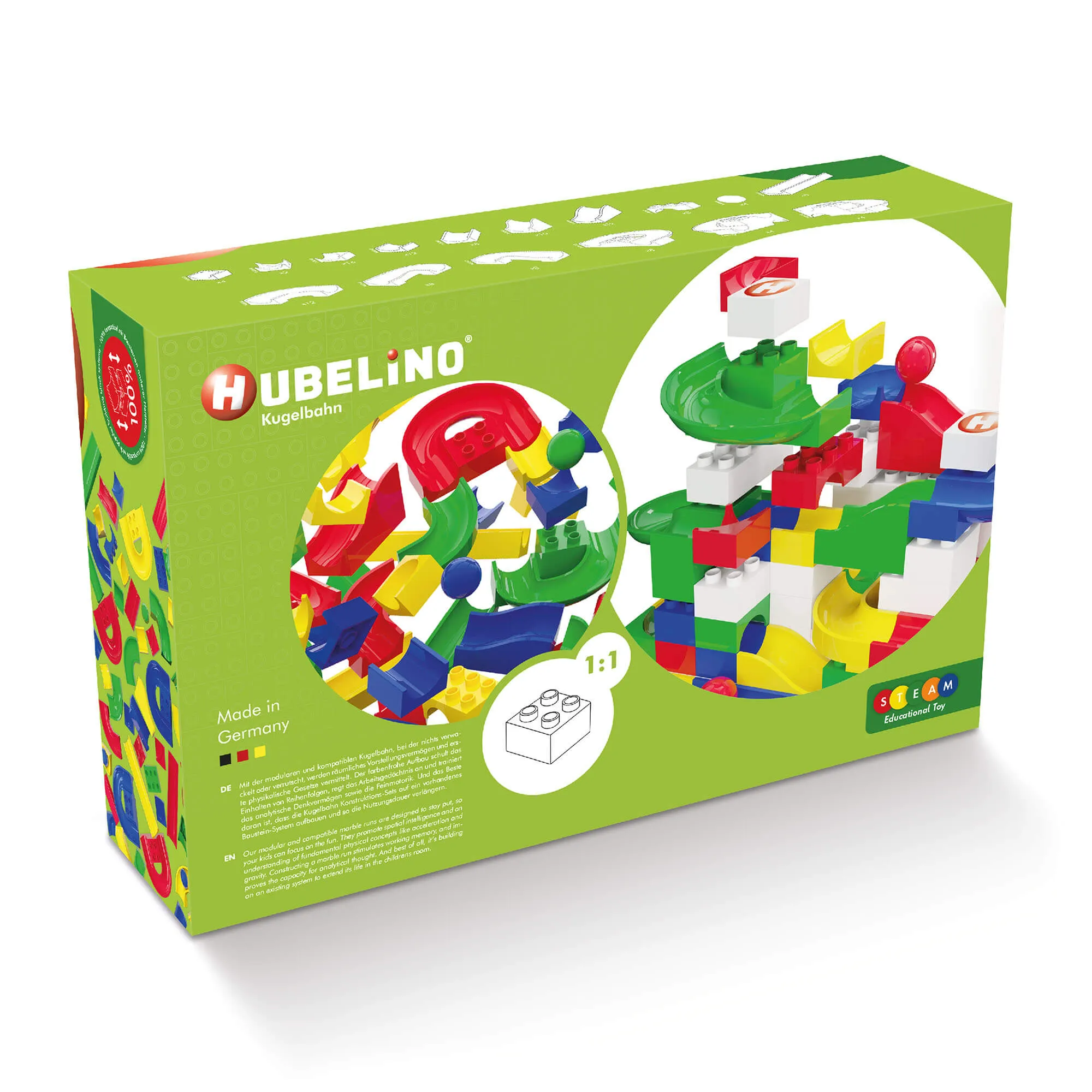 Hubelino 128-Piece Run Elements Set