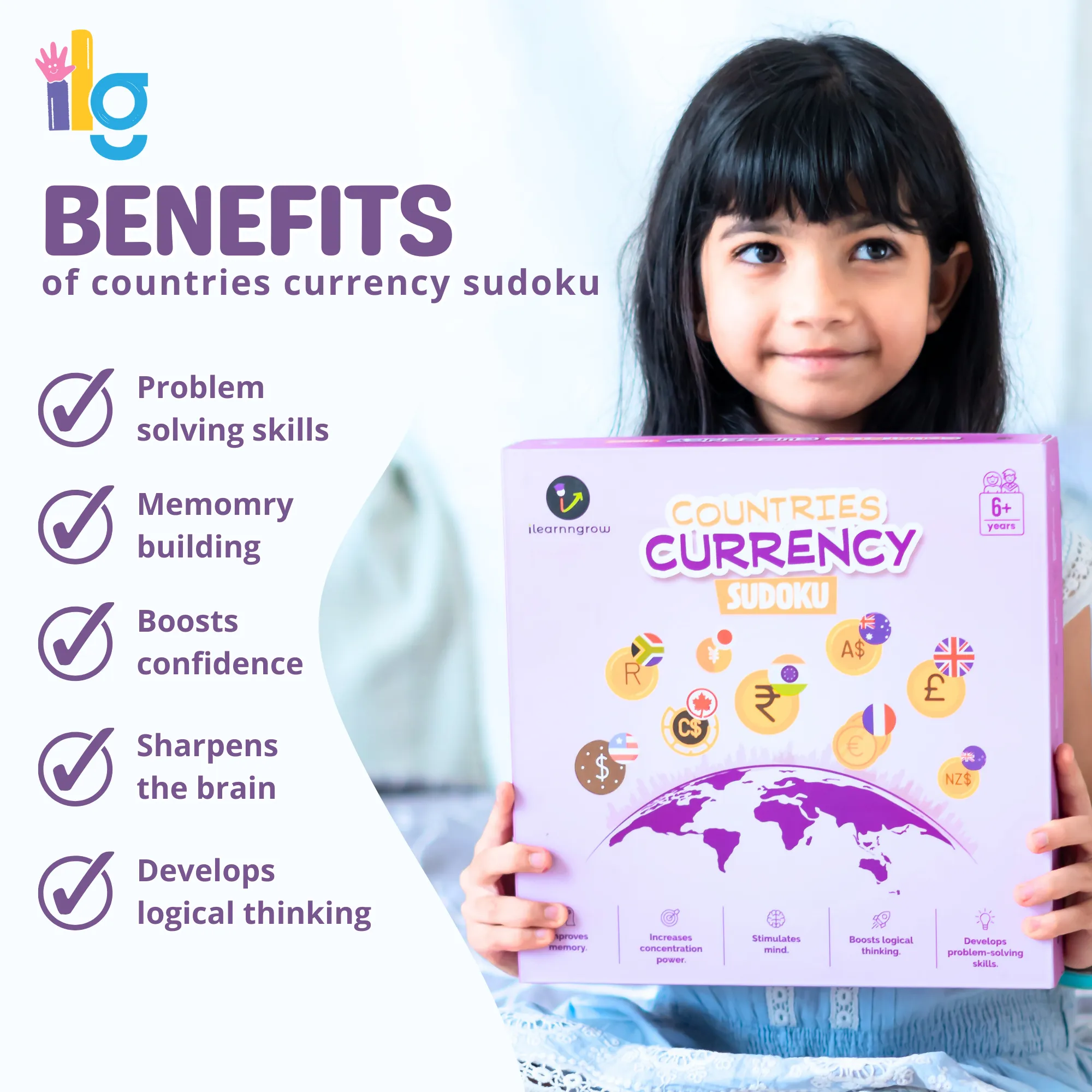 iLearnNgrow Countries Currency Sudoku