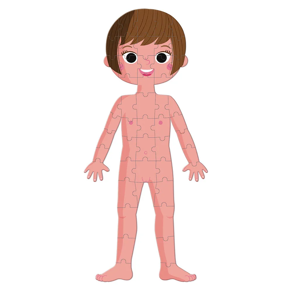 Janod Educational Puzzle Human Body- 4 puzzles