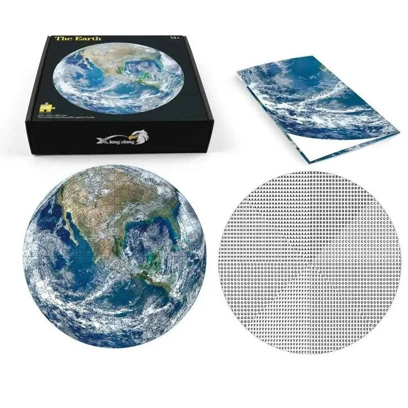 Jigsaw Puzzle 1000 Piece Planet Puzzle Early Education Toy Adult Children Family Game Toys DIY Stress Relief Educational Toys