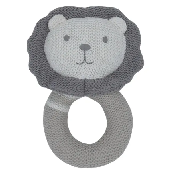 Knitted Ring Rattle - Assorted