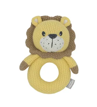 Knitted Ring Rattle - Assorted