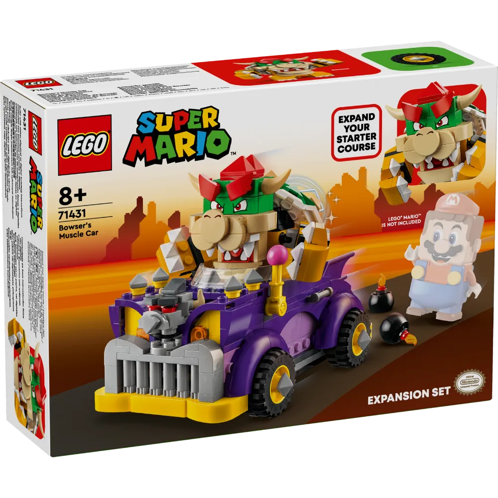 LEGO 71431 Super Mario Bowser's Muscle Car Expansion Set