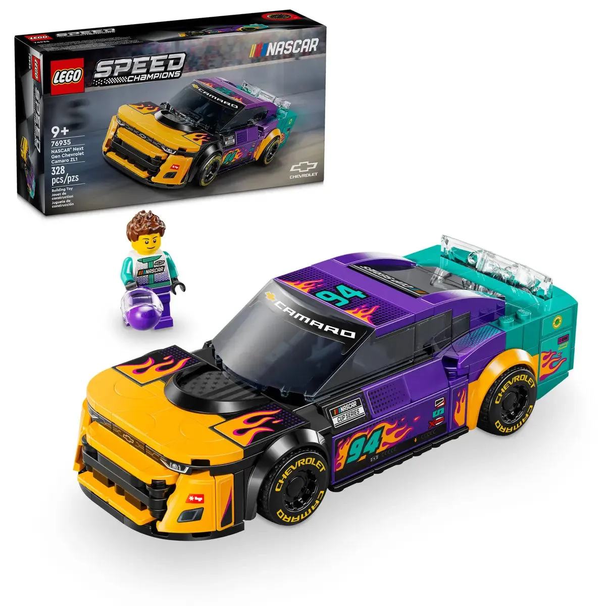 LEGO 76935: Speed Champions: NASCAR Next Gen Chevrolet Camaro ZL1