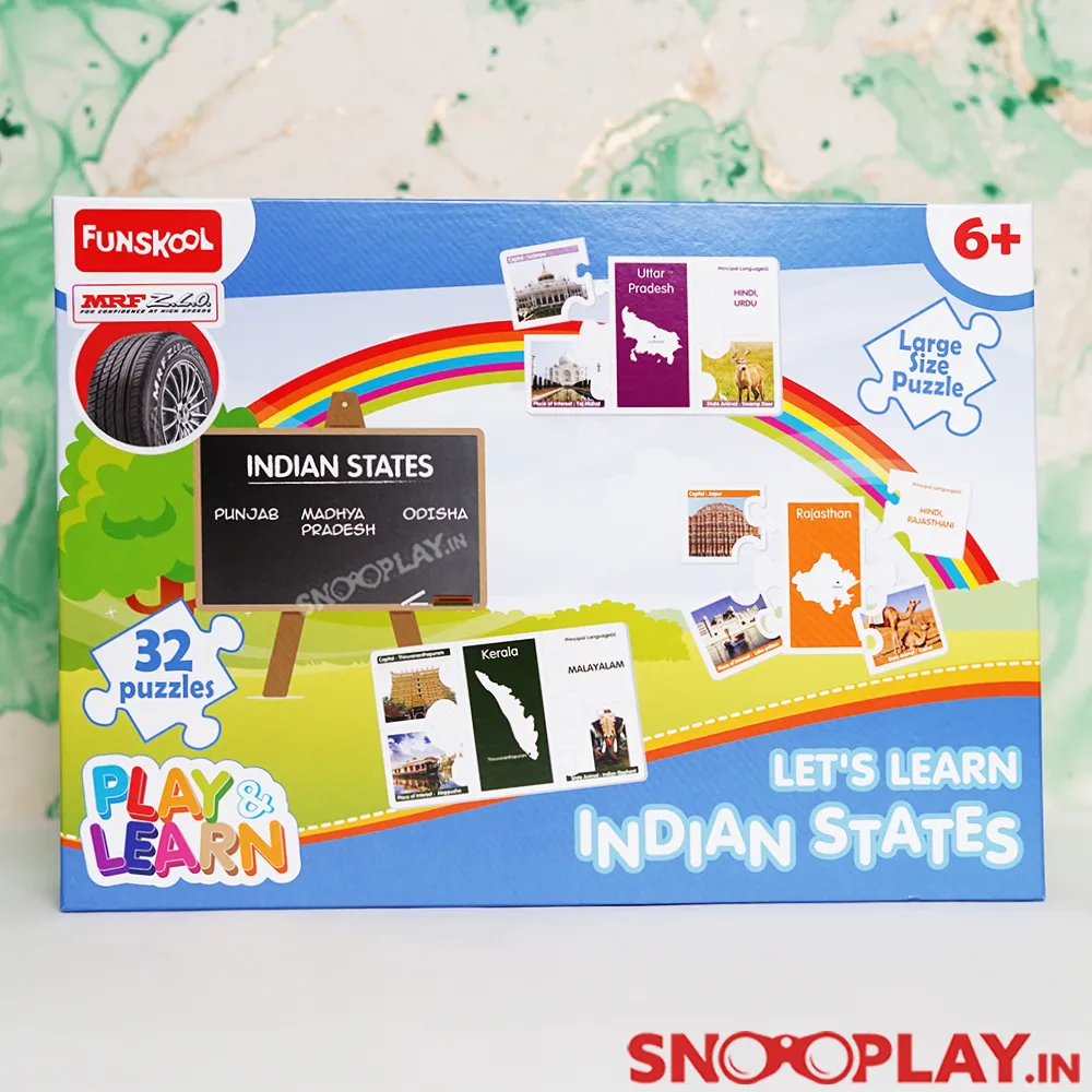 Let’s Learn Indian States Jigsaw Puzzle Game