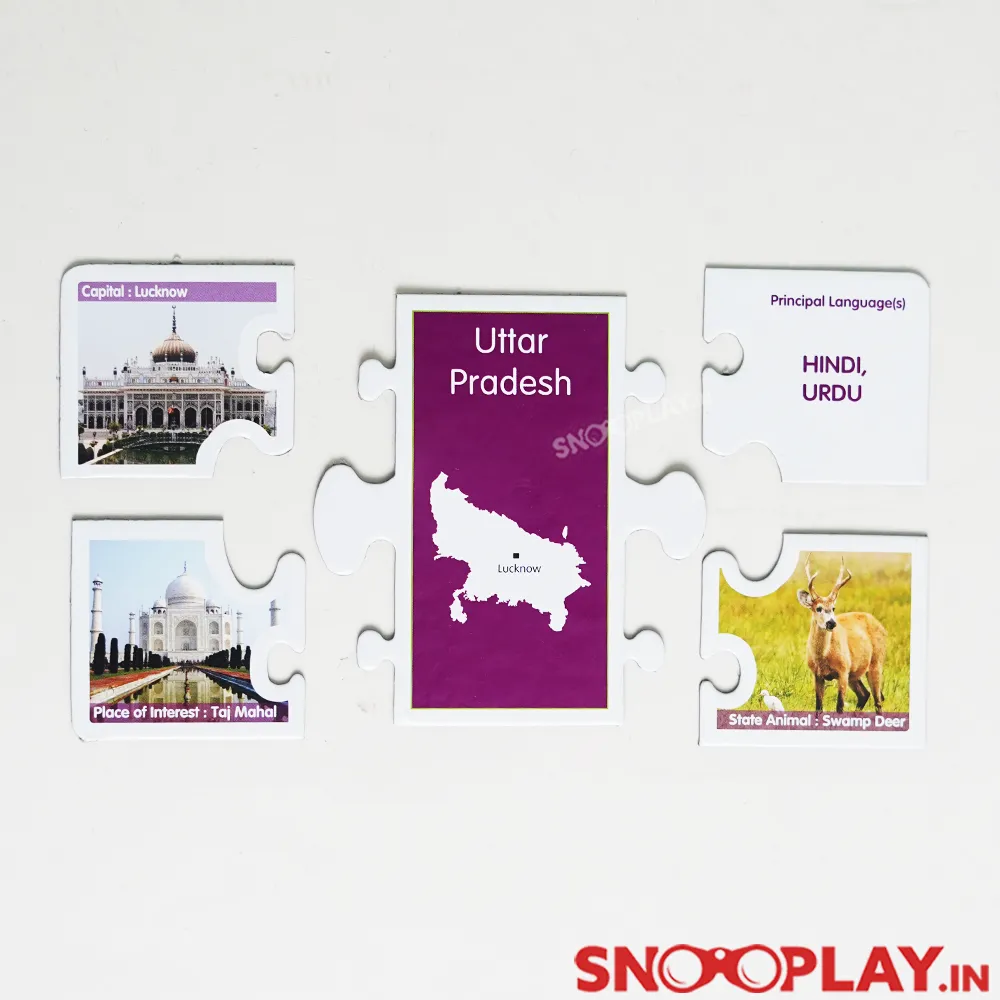 Let’s Learn Indian States Jigsaw Puzzle Game