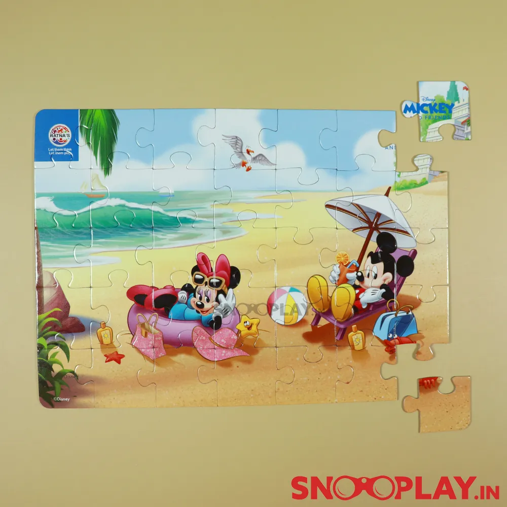 Licensed Mickey Mouse Puzzle Game- 4 in 1 Puzzle Game