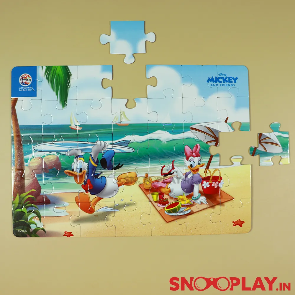 Licensed Mickey Mouse Puzzle Game- 4 in 1 Puzzle Game