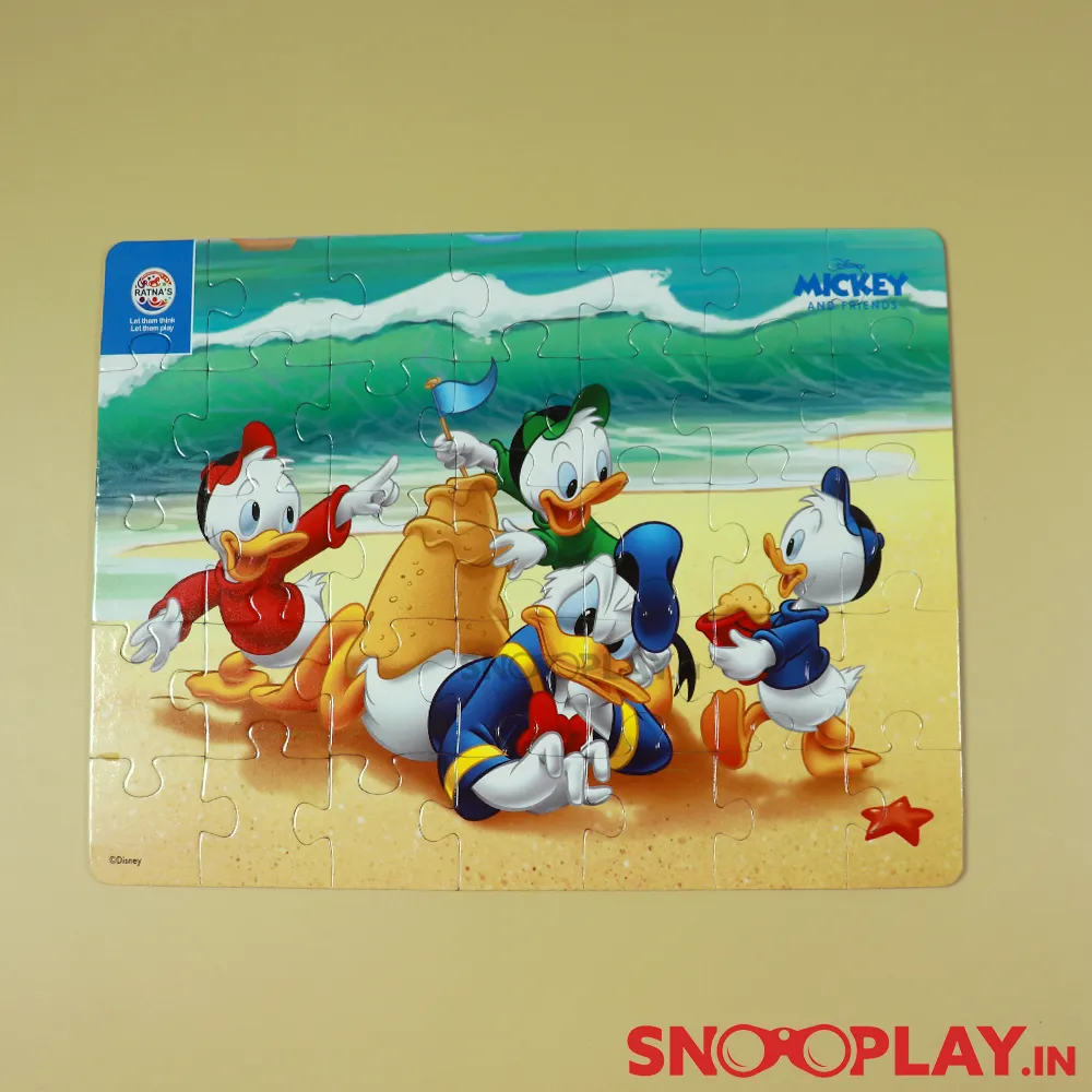 Licensed Mickey Mouse Puzzle Game- 4 in 1 Puzzle Game