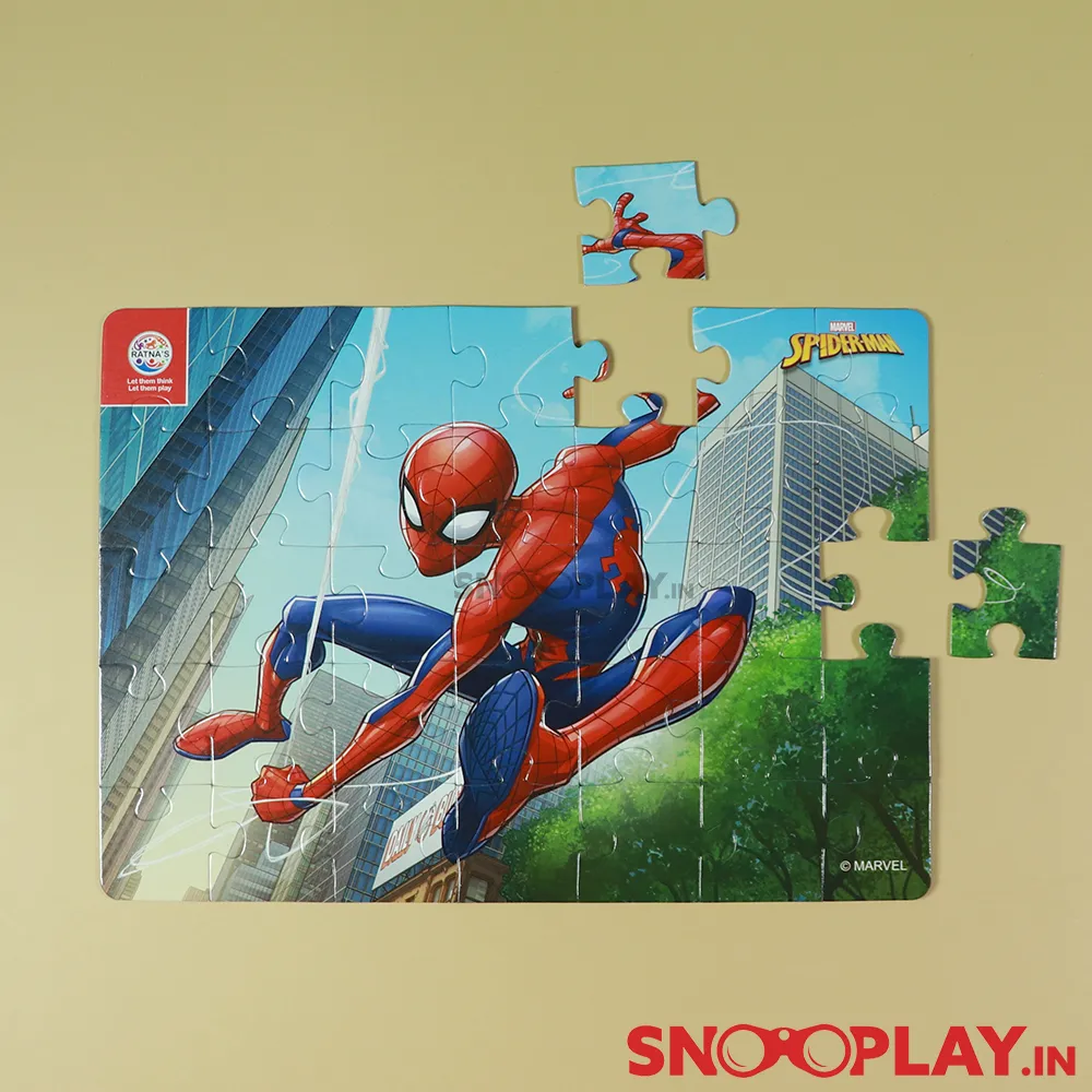 Licensed Spiderman Puzzle Game- 4 in 1 Puzzle Game