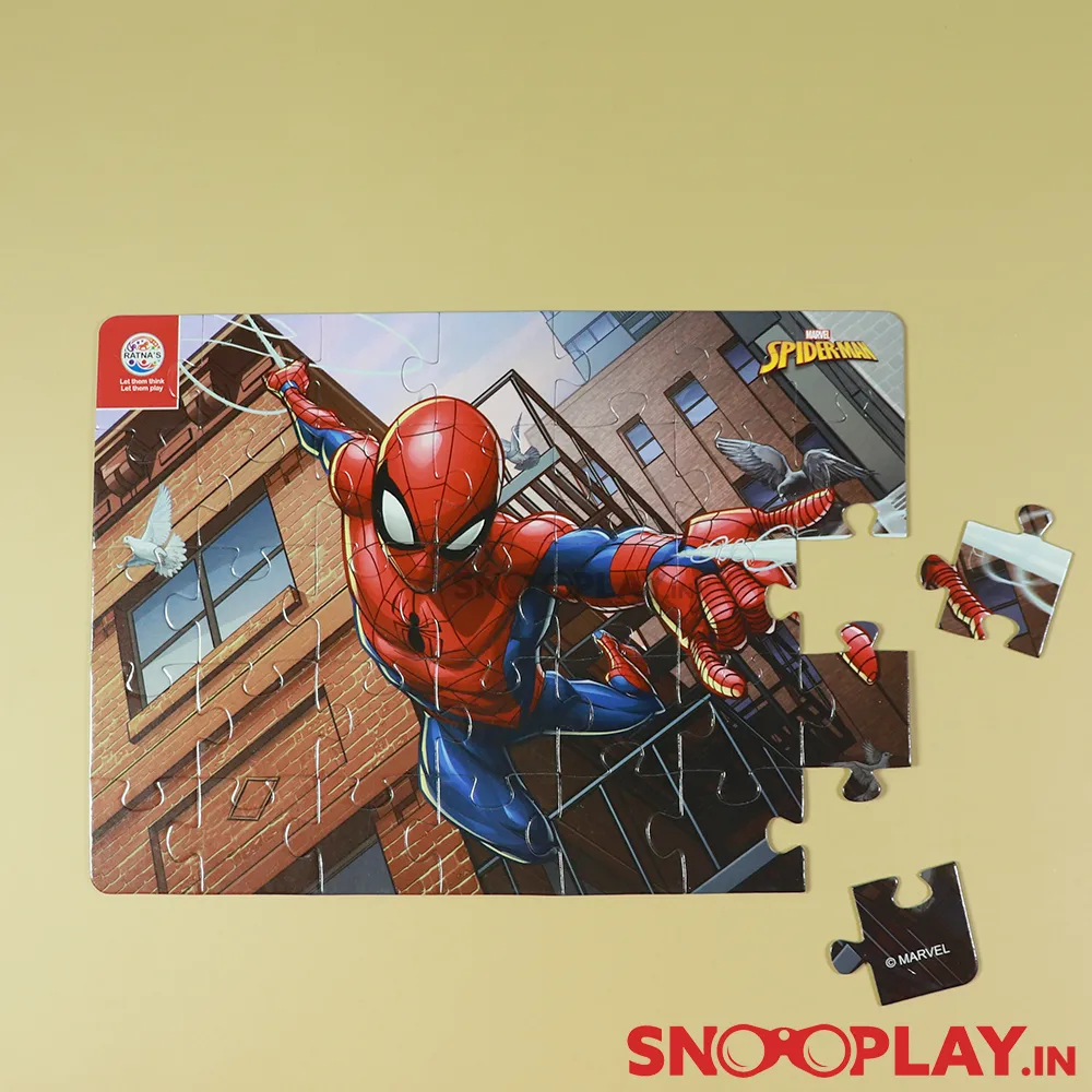 Licensed Spiderman Puzzle Game- 4 in 1 Puzzle Game