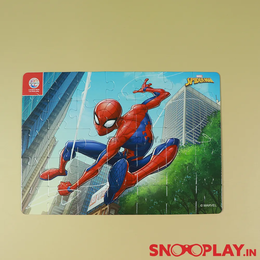 Licensed Spiderman Puzzle Game- 4 in 1 Puzzle Game