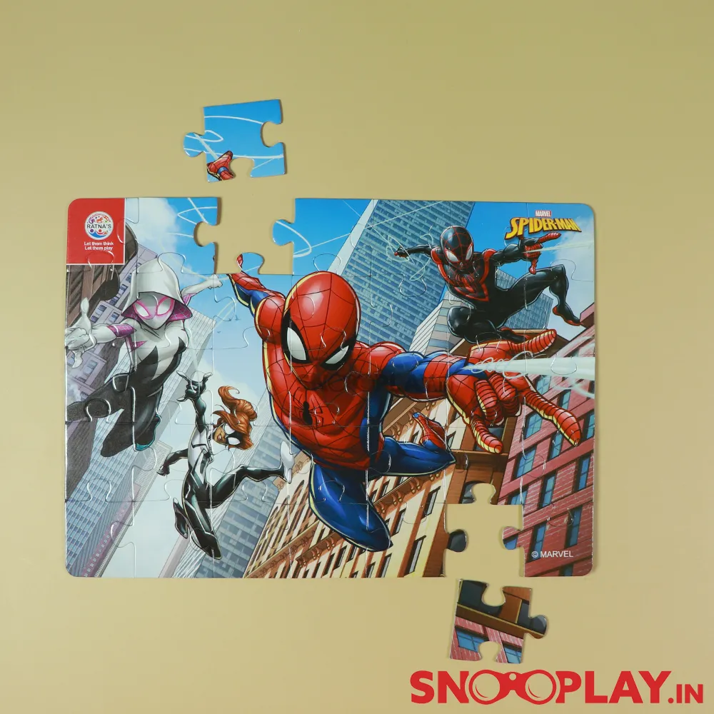 Licensed Spiderman Puzzle Game- 4 in 1 Puzzle Game