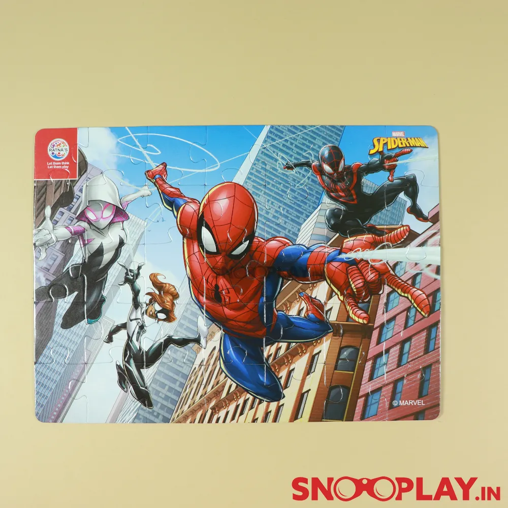 Licensed Spiderman Puzzle Game- 4 in 1 Puzzle Game