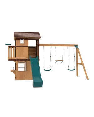 Lifespan Kids Darlington Play Centre Set with 2.2m Green Slide