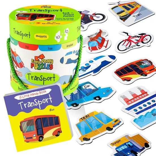 Majestic Book Club TRANSPORT-EASY PEASY PUZZLE